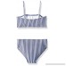 Seafolly Women's Big Girls' Tie Front Mini Tube Bikini Swimsuit Set Indigo Stripe B07Q39HG2J